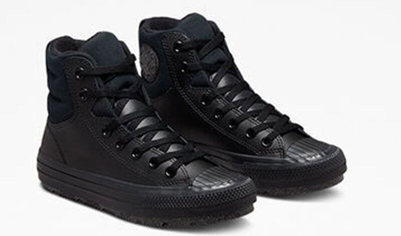 Converse Chuck Taylor All Star Berkshire Boot Leather - Žene - Tenisice Converse - Crno - A01523C