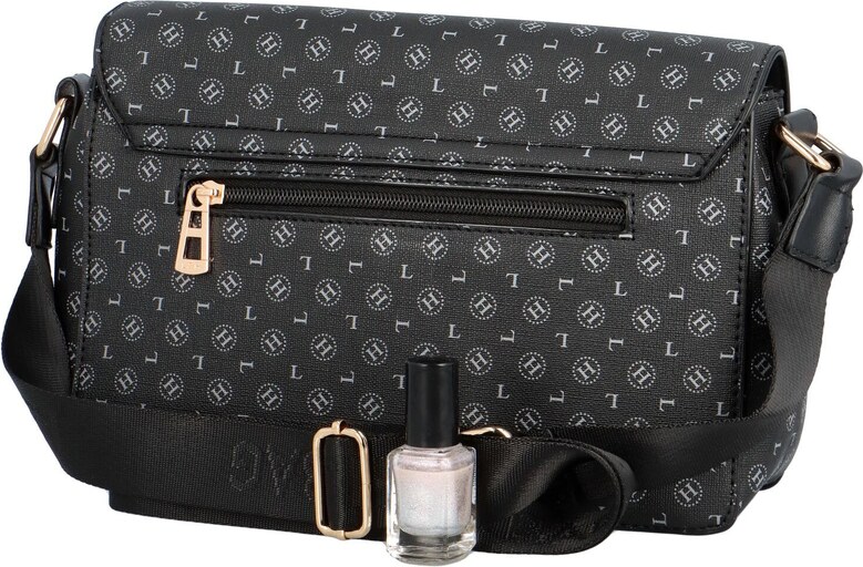 L&H Trendi ženska torba preko tijela, od umjetne kože, Ceceeli, crna