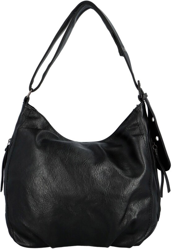 Romina & Co. Bags Elegantna ženska kožna torbica Debrasa, crna