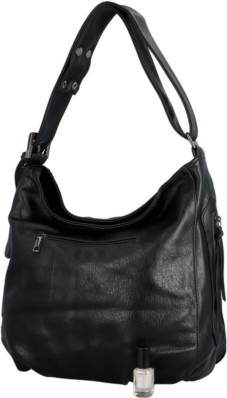 Romina & Co. Bags Elegantna ženska kožna torbica Debrasa, crna