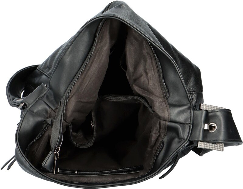 Romina & Co. Bags Elegantna ženska kožna torbica Debrasa, crna