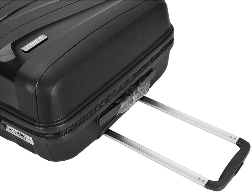 Kabinski kovčeg "FLOW" na 4 kotača s TSA bravom, crni | BONTOUR