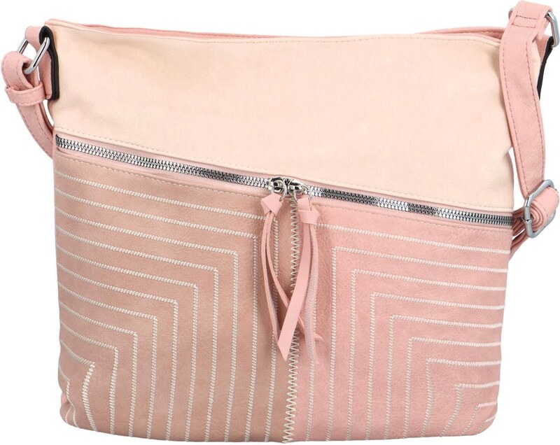 Firenze Moderna ženska torbica od umjetne kože preko tijela Gelaida, ružičaste boje