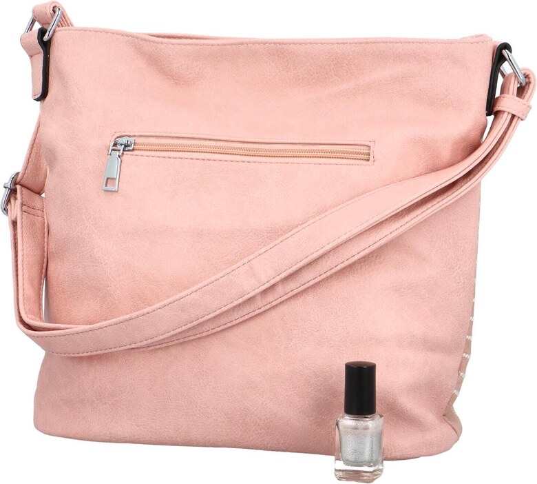 Firenze Moderna ženska torbica od umjetne kože preko tijela Gelaida, ružičaste boje