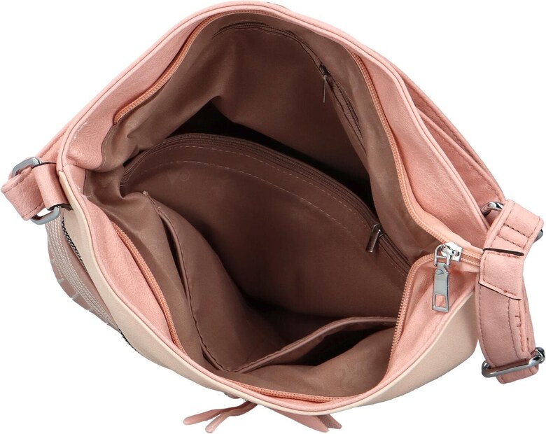 Firenze Moderna ženska torbica od umjetne kože preko tijela Gelaida, ružičaste boje