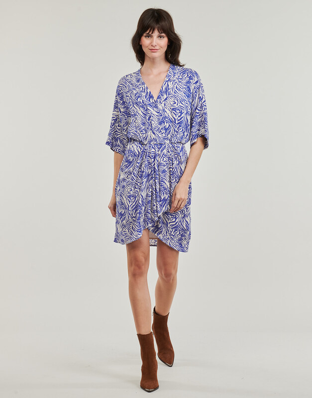 Freeman T.Porter Duge haljine ROZA ZEBRURE Freeman T.Porter