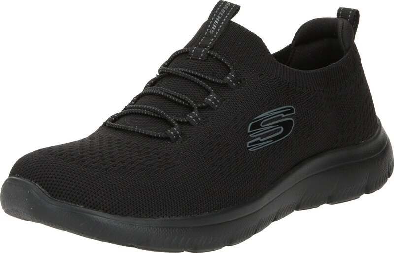 SKECHERS Slip On tenisice 'Summits' tamo siva / crna