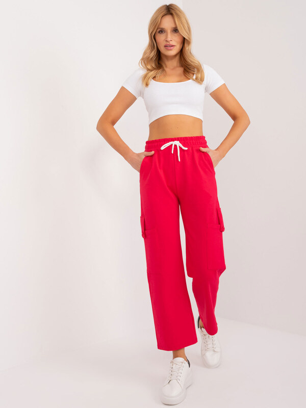 RELEVANCE Sweatpants-RV-DR-9676.89-Red