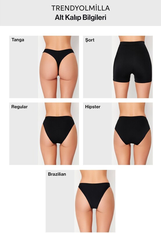 Bikini donji dio Trendyol Chain detailed