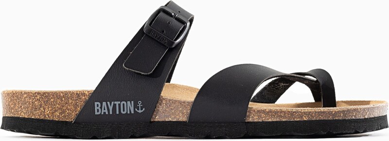 Bayton Natikače s potpeticom 'Diane' siva / crna