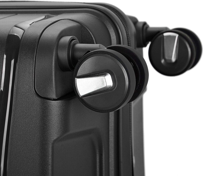 Kabinski kovčeg "FLOW" na 4 kotača s TSA bravom, crni | BONTOUR