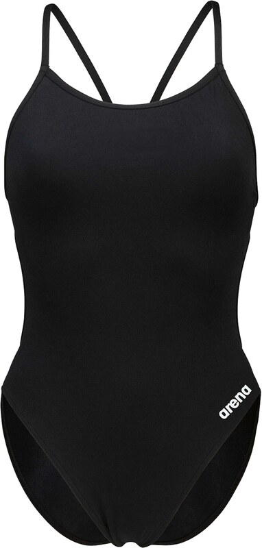 ARENA Jednodijelni kupaći kostim 'LACE BACK SOLID' crna