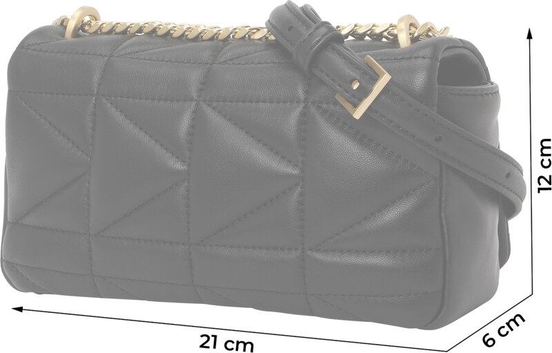 Karl Lagerfeld Torba preko ramena crna