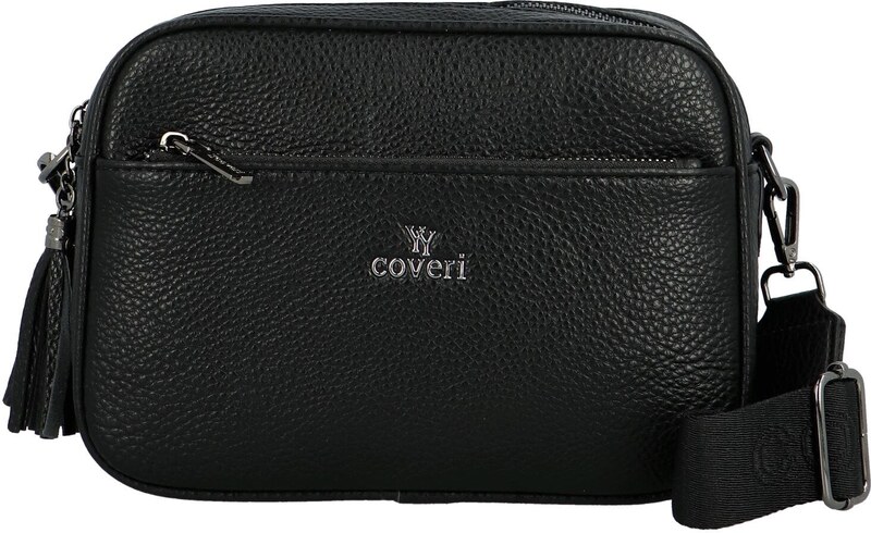 Coveri Moderna mala ženska torba preko tijela od umjetne kože Kirikay, crna