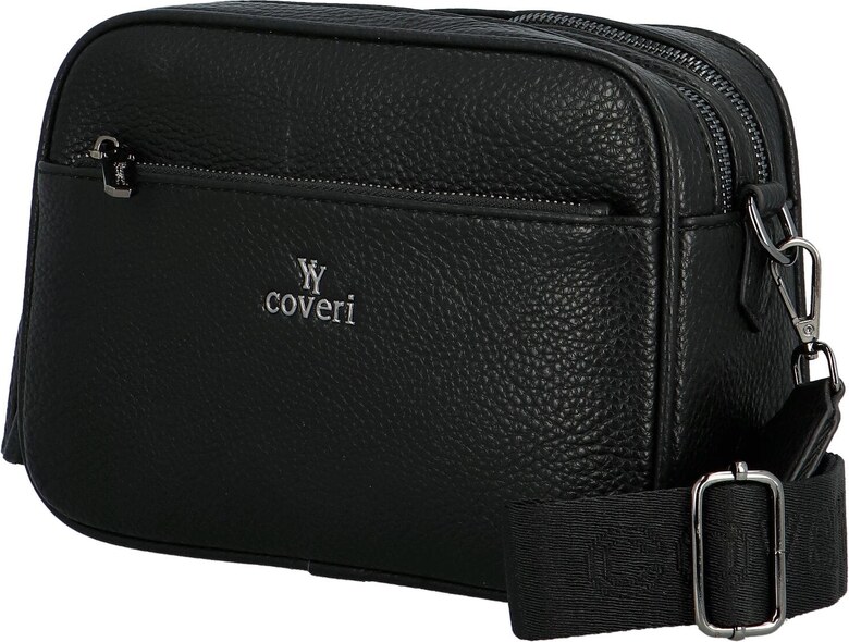 Coveri Moderna mala ženska torba preko tijela od umjetne kože Kirikay, crna