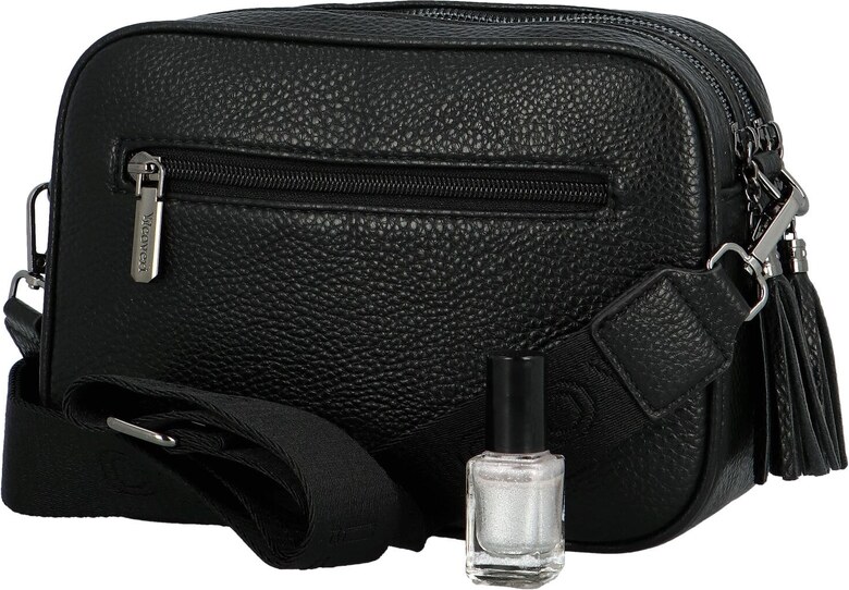 Coveri Moderna mala ženska torba preko tijela od umjetne kože Kirikay, crna