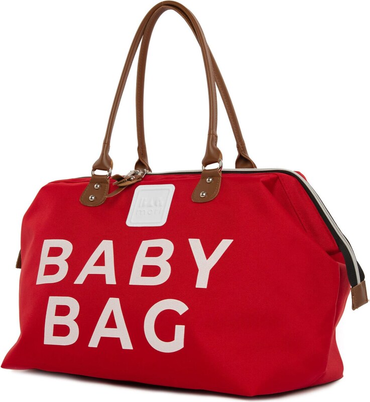 Bagmori Torba za pelene crvena / bijela