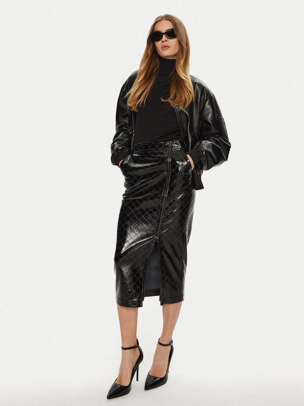 Suknja od imitacije kože ACCESS FASHION