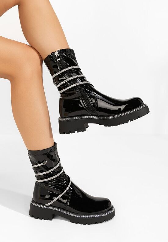 Zapatos Ženske gležnjače Catina crno