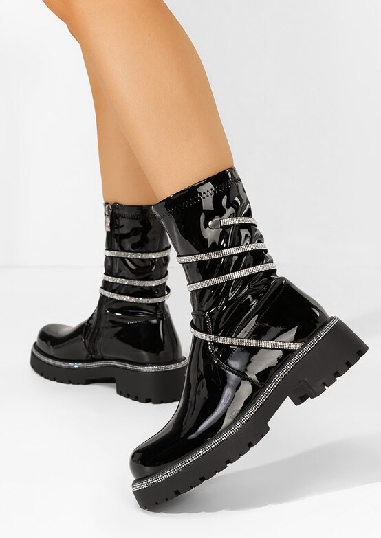 Zapatos Ženske gležnjače Catina crno