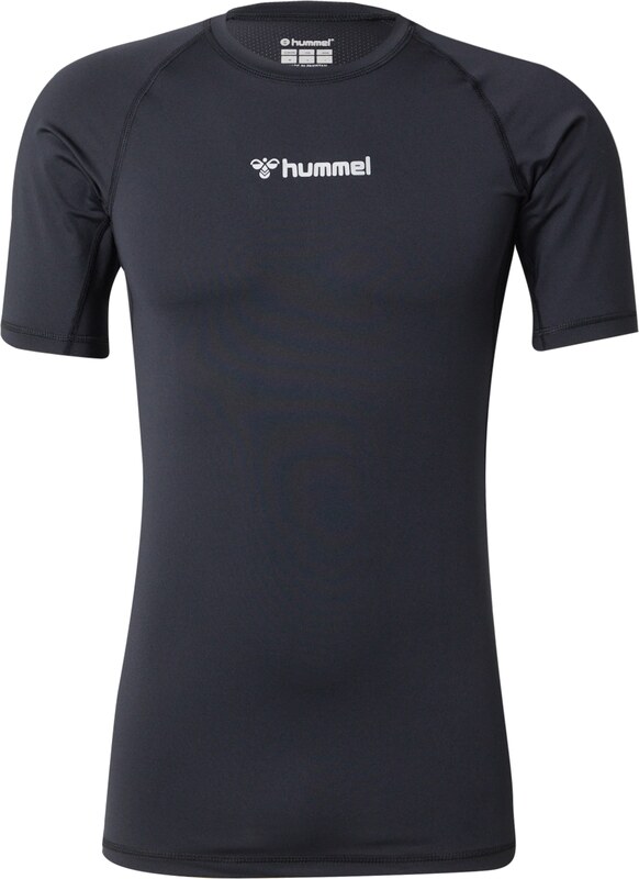 Hummel Tehnička sportska majica crna / bijela