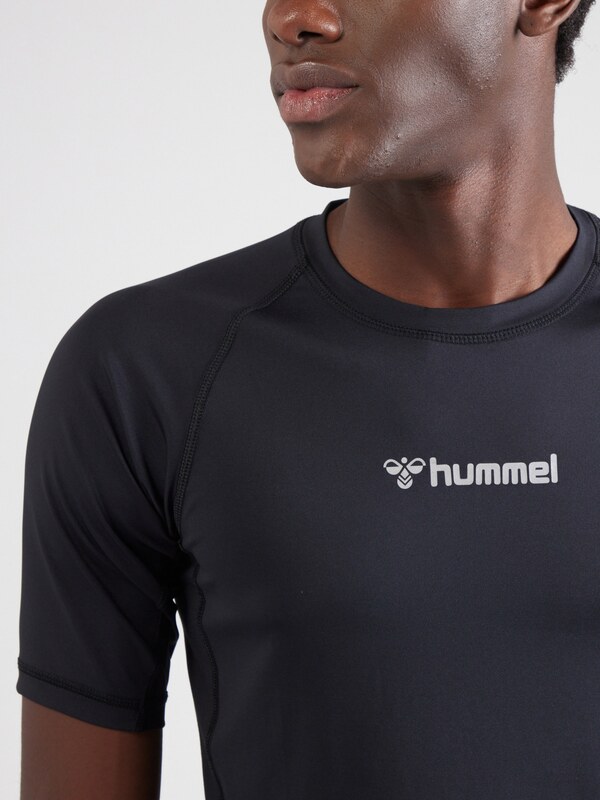 Hummel Tehnička sportska majica crna / bijela