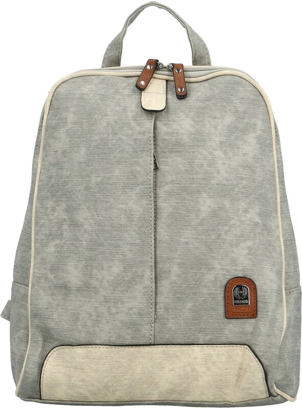 L&H Trendi ženski ruksak od umjetne kože, Timotheus, sivi