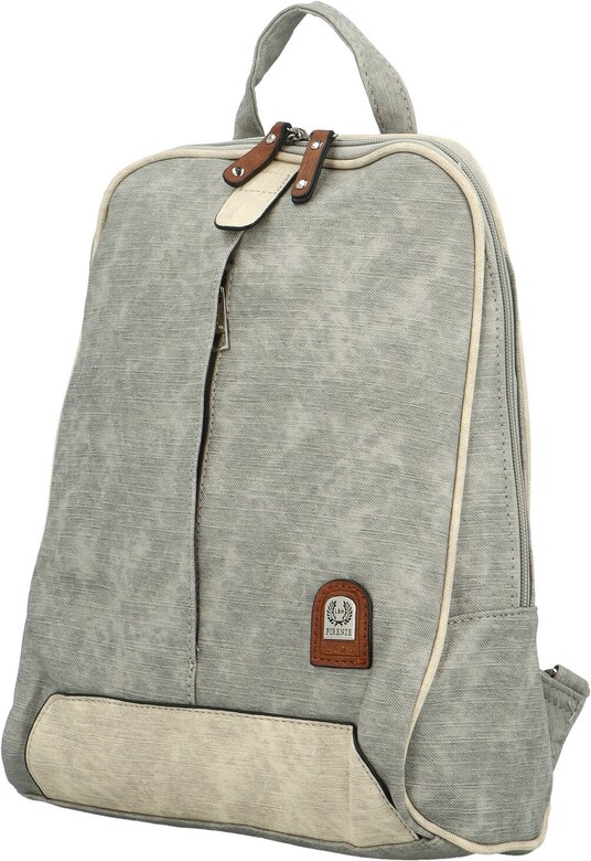 L&H Trendi ženski ruksak od umjetne kože, Timotheus, sivi