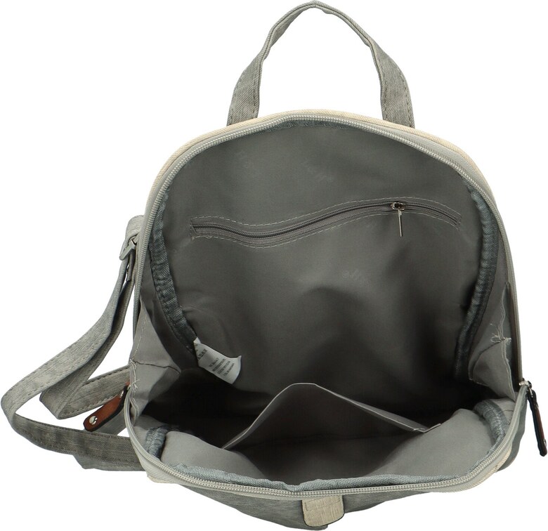 L&H Trendi ženski ruksak od umjetne kože, Timotheus, sivi