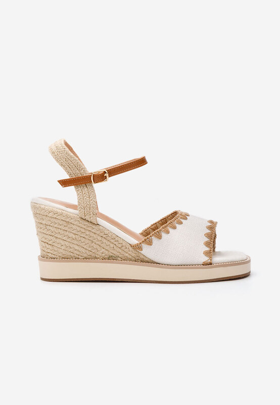 Zapatos Sandale s platformom Myrta bijele