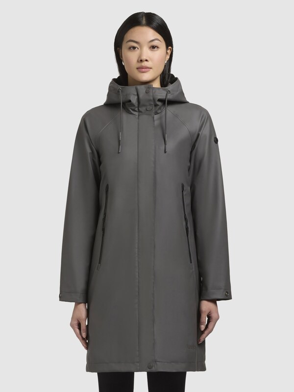 khujo Prijelazni kaput 'Liede' tamo siva