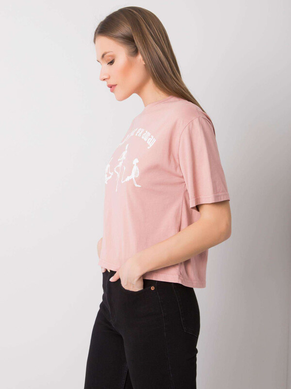RUE PARIS T-shirt-157-TS-0086.60P-Light Pink
