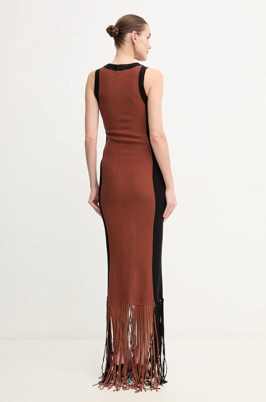 Haljina s dodatkom lana Silvian Heach RICIAMI