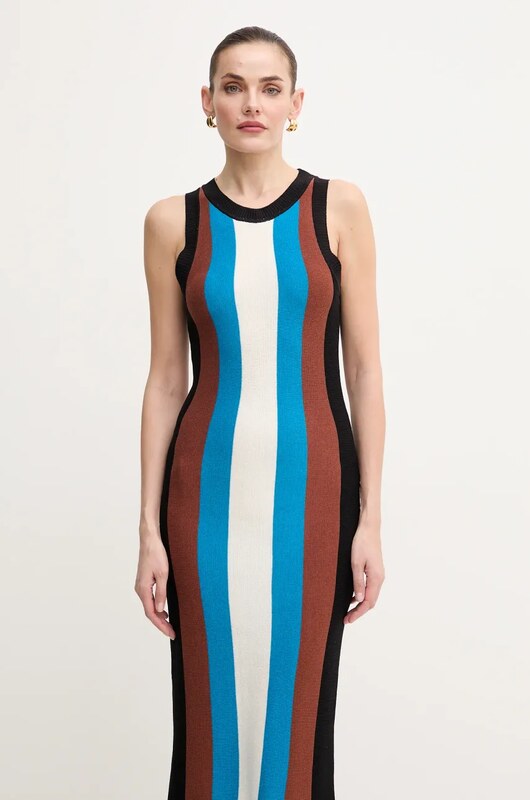 Haljina s dodatkom lana Silvian Heach RICIAMI