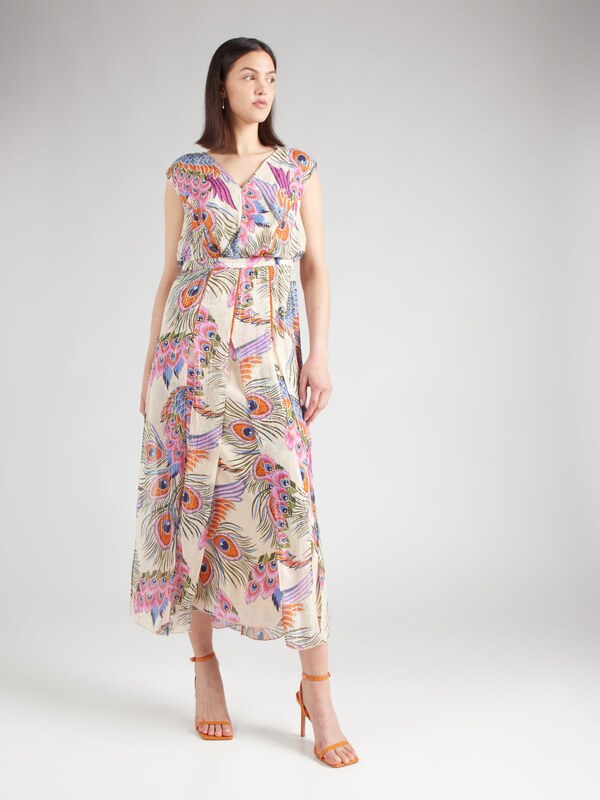 Derhy Haljina zlatna / roza / roza / prljavo bijela