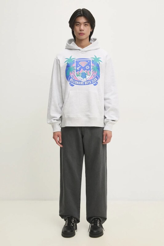 Pamučna dukserica Billionaire Boys Club Tropical Crest Popover Hood