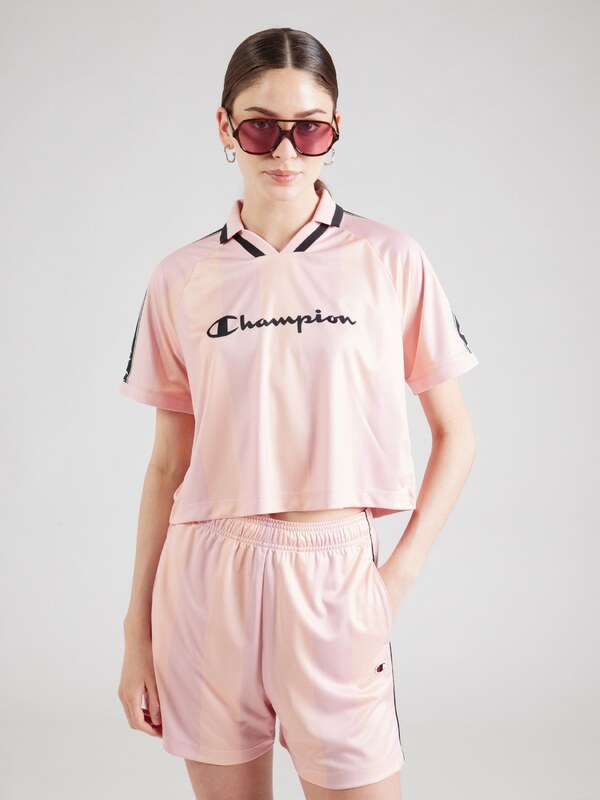 Champion Authentic Athletic Apparel Majica rosé / crvena / crna / bijela