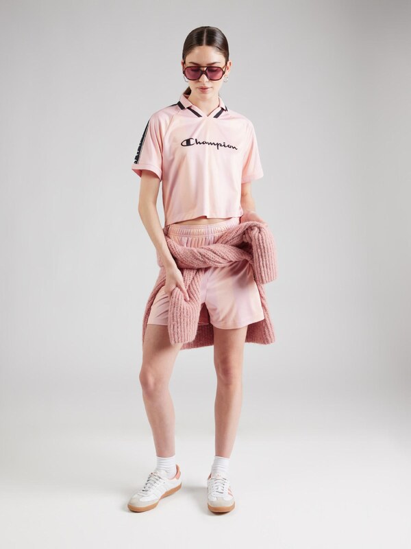 Champion Authentic Athletic Apparel Majica rosé / crvena / crna / bijela