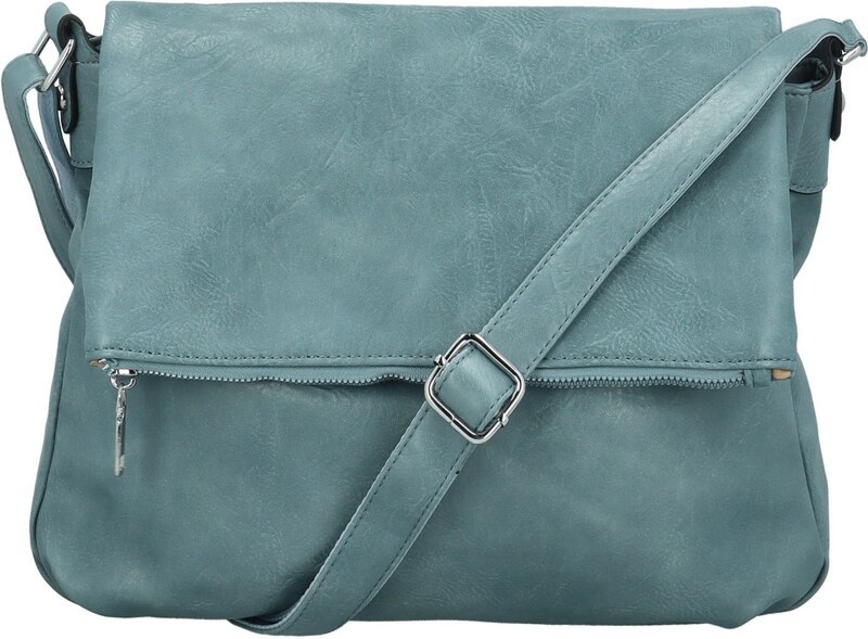 MaxFly Trendovska ženska torbica od umjetne kože preko tijela Rosalina, svijetloplava