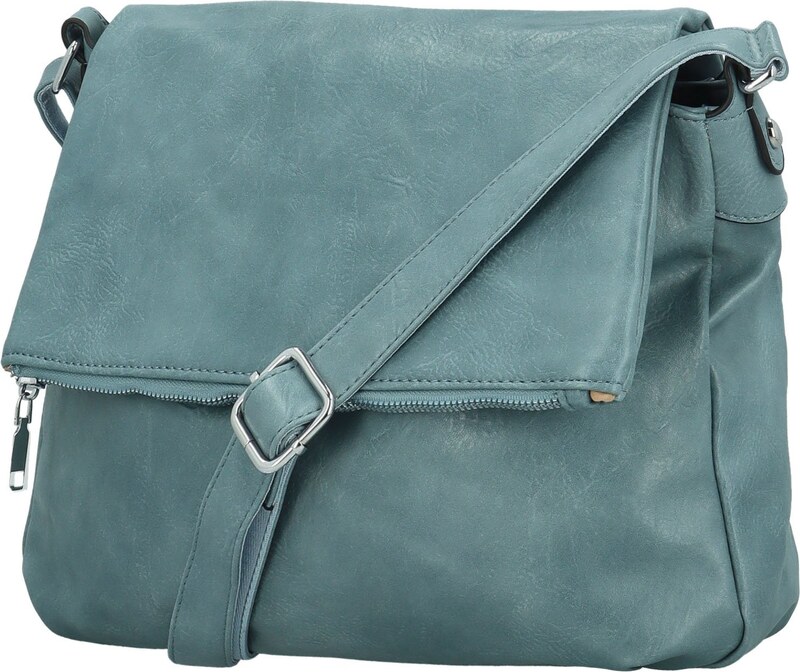 MaxFly Trendovska ženska torbica od umjetne kože preko tijela Rosalina, svijetloplava