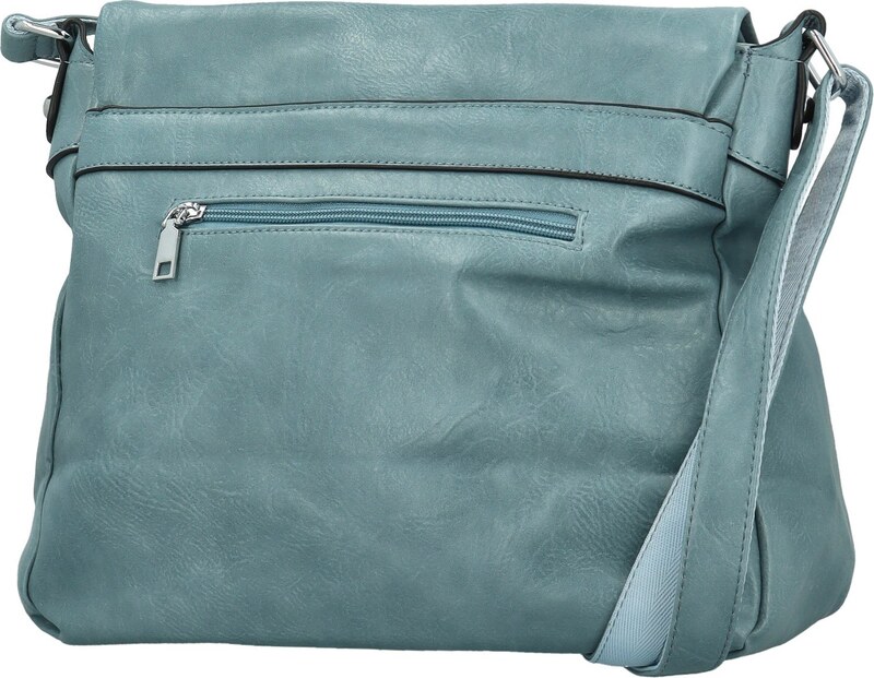 MaxFly Trendovska ženska torbica od umjetne kože preko tijela Rosalina, svijetloplava