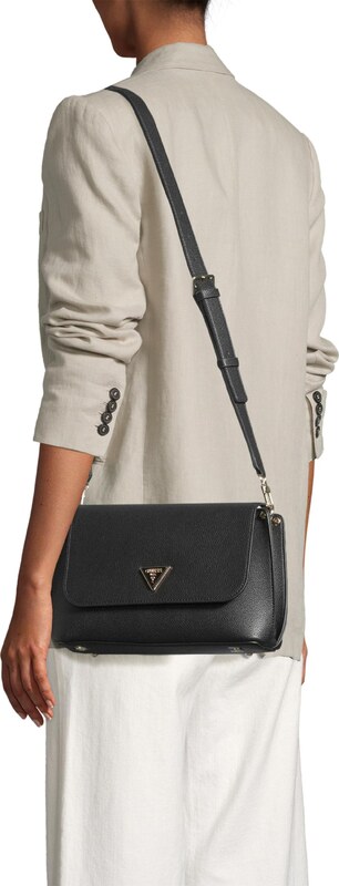 GUESS Torba preko ramena 'MERIDIAN II' crna
