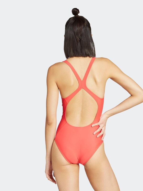 ADIDAS PERFORMANCE Sportski kupaći kostim losos / bijela