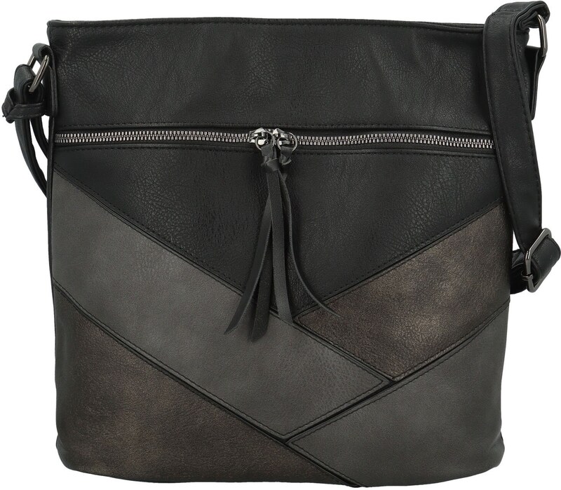 Amalia Trendovska ženska torbica od umjetne kože preko tijela Nicoll, crna