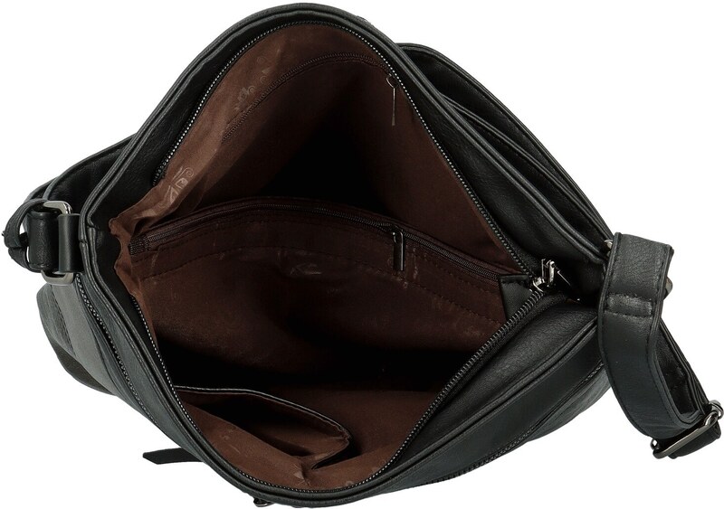 Amalia Trendovska ženska torbica od umjetne kože preko tijela Nicoll, crna