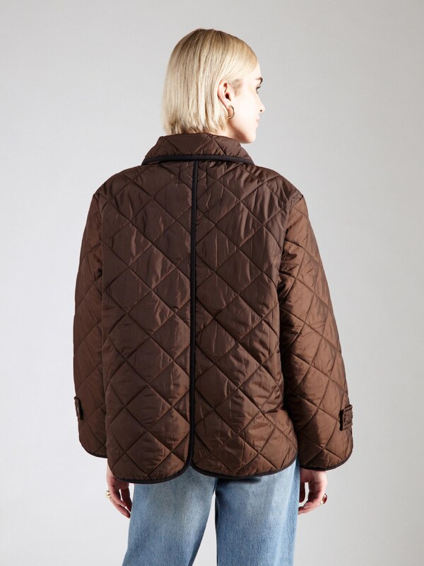 PIECES Prijelazna jakna smeđa