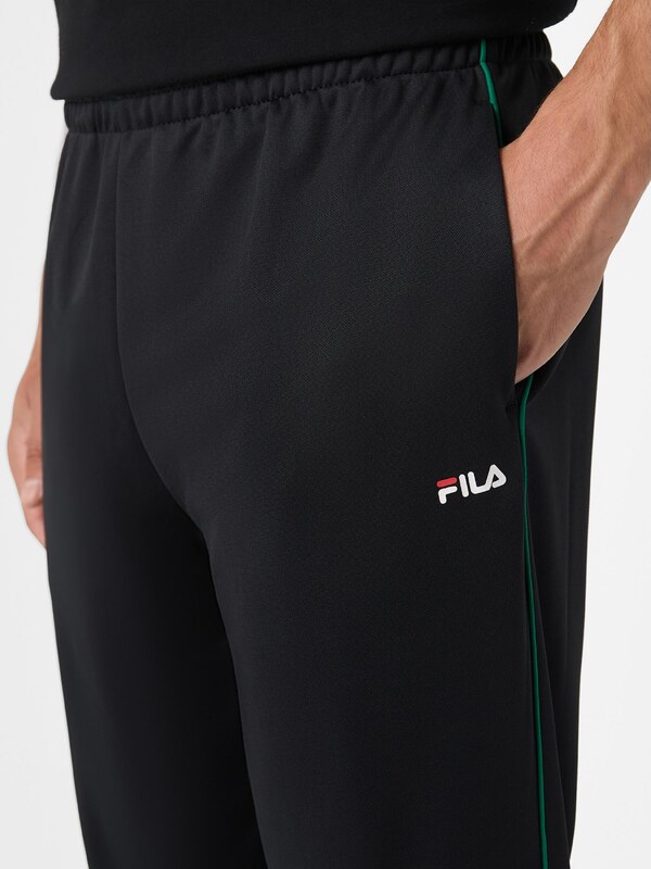FILA Hlače 'SAGANO' tamno zelena / crna