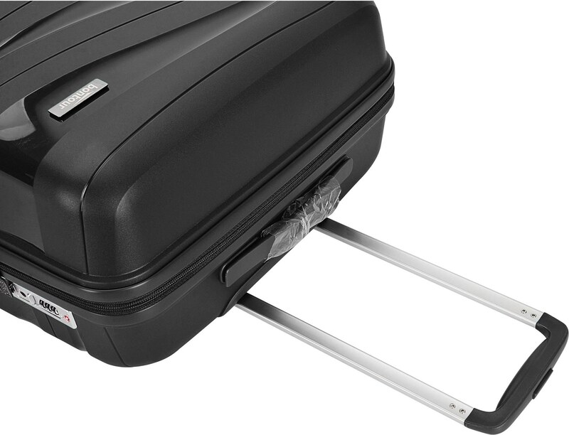 Kabinski kovčeg "FLOW" na 4 kotača s TSA bravom, crni | BONTOUR