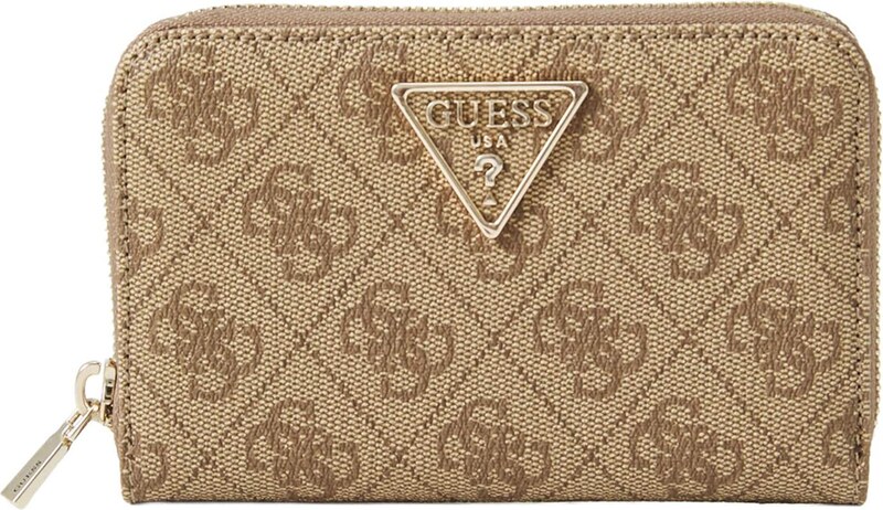 GUESS Novčanik 'Laurel II' šampanjac / smeđa