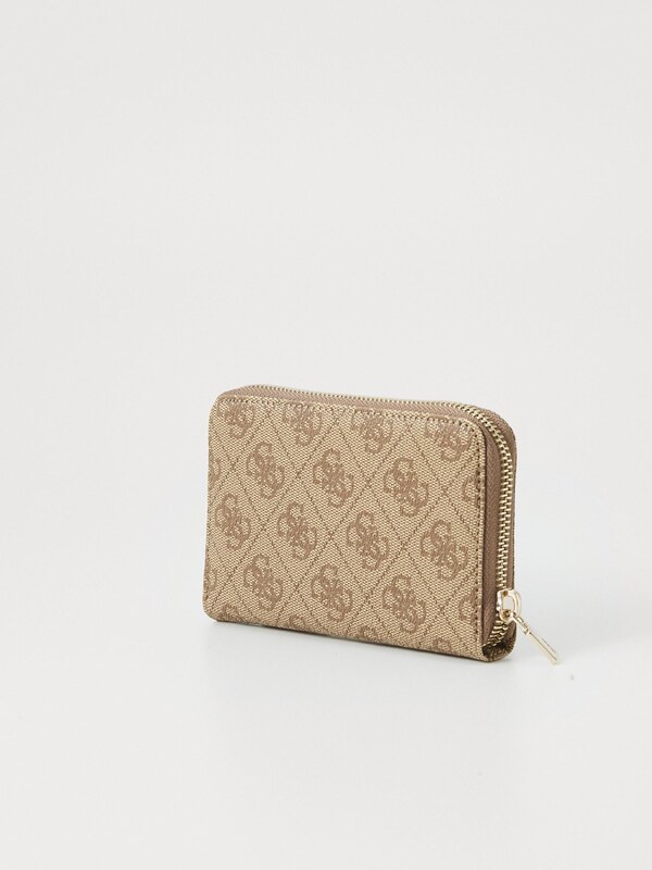 GUESS Novčanik 'Laurel II' šampanjac / smeđa